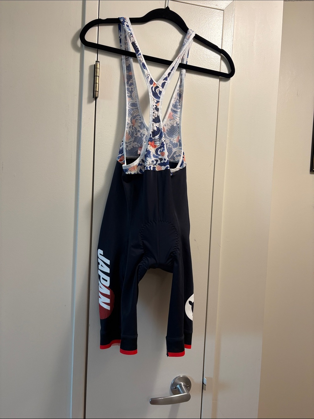 Blacksheep Black Cycling Bib Shorts with Red Accents